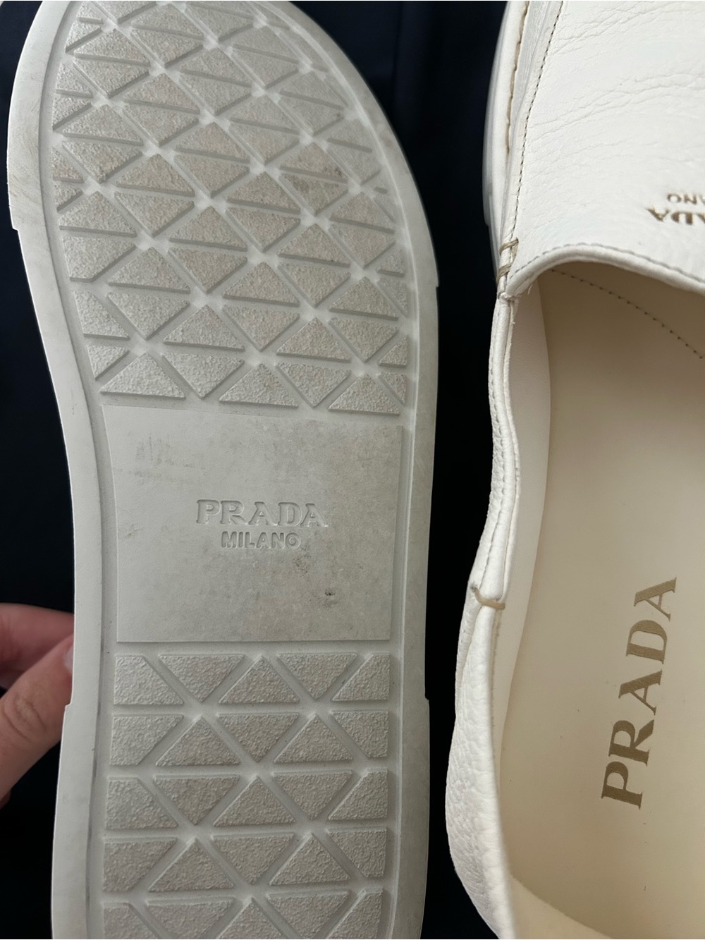 Prada Women’s Leather Loafers - Picture 4 of 5